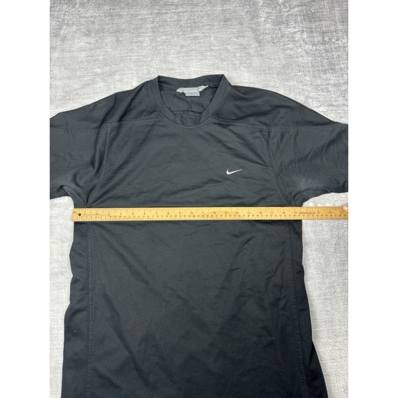 Vtg Nike Shirt Men Large Blue Essentials Embroidered Light Weight Vented Gym - Picture 12 of 13